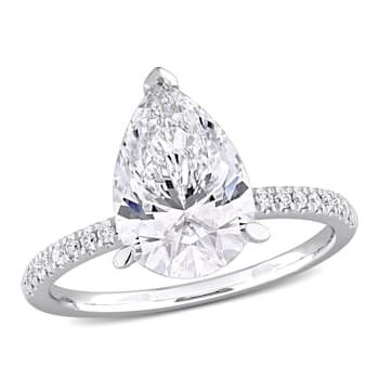 3 1/6 CT TW Lab-Grown Diamond Engagement Ring in 14K White Gold