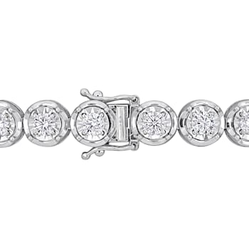4 4/5 CT TW Lab-Grown Diamond Tennis Bracelet in 14K White Gold