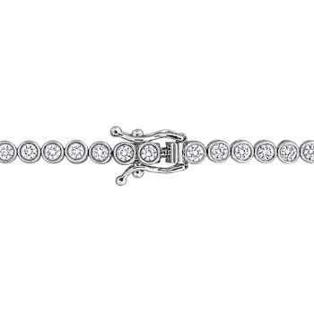 2 CT TW Lab-Grown Diamond Tennis Bracelet in 14K White Gold