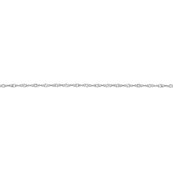Singapore Chain Necklace in Platinum, 18 in