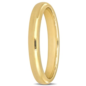 Ladies 2.5mm Comfort Fit Wedding Band in 14K Yellow Gold