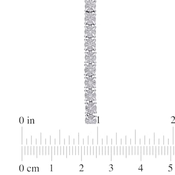 1/4 CT TW Diamond Tennis Bracelet in Sterling Silver