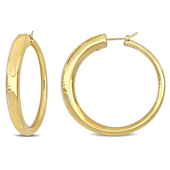 48mm Polished  Hoop Earrings in 14k  Gold