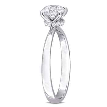 1 CT TW Lab-Grown Diamond Engagement Ring in 14K White Gold