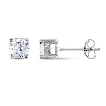 Cubic Zirconia Stud Earrings in Sterling Silver
