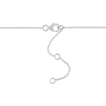 2 1/4 CT DEW Created Moissanite Yard Necklace in Sterling Silver