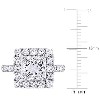 4 1/3 CT TW Lab-Grown Diamond Engagement Ring in 14K White Gold