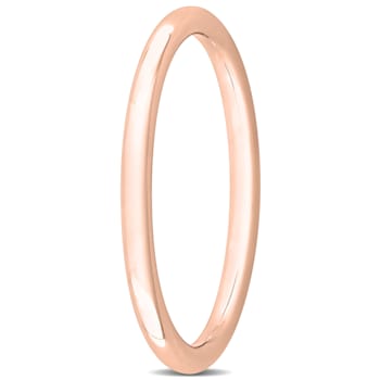 Ladies Wedding Band in 10K Rose Gold