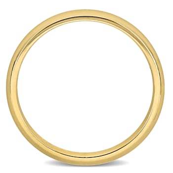Ladies 2.5mm Comfort Fit Wedding Band in 14K Yellow Gold