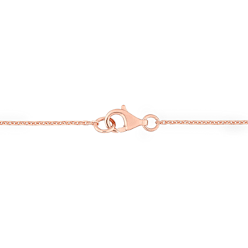 2 1/2 CT TGW Ruby Station Drop Necklace in 14K Rose Gold