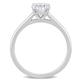 1 CT TW Diamond Solitaire Engagement Ring in Platinum (GIA Certified)