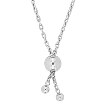 3/4 Ct DEW Created Moissanite Oval Halo Adjustable Bolo Bracelet in
Sterling Silver