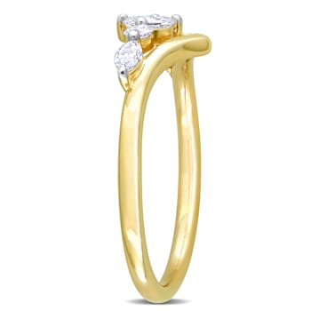 1/3 CT TW Diamond Ring in 14K Yellow Gold