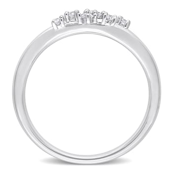 1/10 CT TW Diamond Band in Sterling Silver
