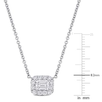 3/4 CT TW Diamond Necklace in Platinum
