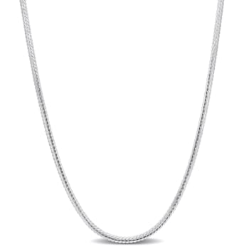 2MM Figaro Chain Necklace in Sterling Silver