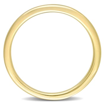 Ladies Wedding Band in 10K Yellow Gold