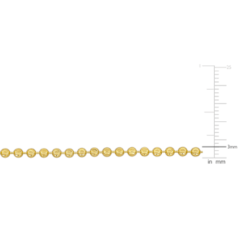 3mm Diamond Cut Ball Chain Necklace in 10k Yellow Gold, 16 in