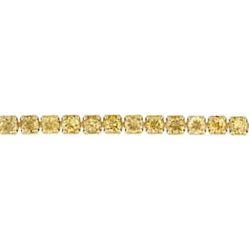 Citrine Tassel Bolo Bracelet in 18K Yellow Gold Over Sterling Silver