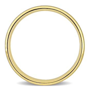 Men's 6mm Comfort Fit Wedding Band in 10K Yellow Gold