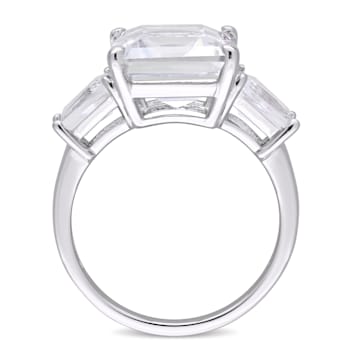 8 7/8 CTW White Topaz 3-Stone Ring in Sterling Silver
