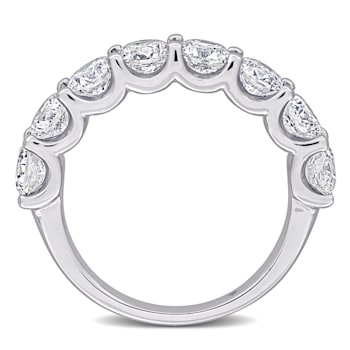 3 CT TW Lab-Grown Diamond Semi-Eternity Ring in 14K White Gold