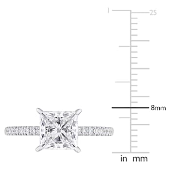 2 1/6 CT TW Lab-Grown Diamond Engagement Ring in 14K White Gold