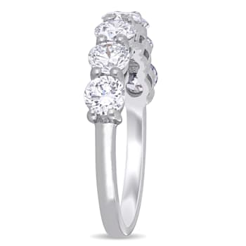 1 3/4 CT TGW Lab Grown Diamond Semi-Eternity Anniversary Band in 14K
White Gold
