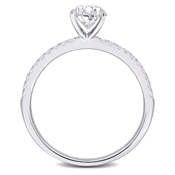 1 1/6 CT TW Lab-Grown Diamond Engagement Ring in 14K White Gold