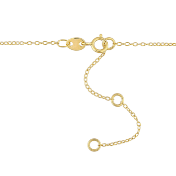 1/6 CT TGW Lab Grown Diamond Station Necklace in 18K Yellow Gold Plated
Sterling Silver