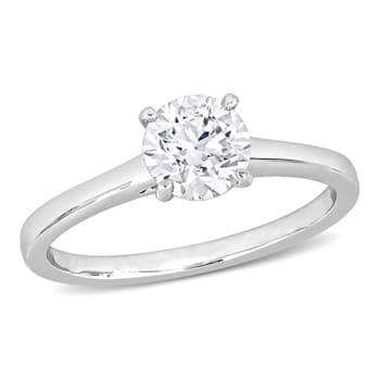 1 CT TW Diamond Solitaire Engagement Ring in Platinum (GIA Certified)