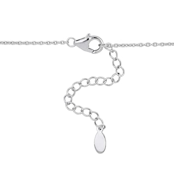 4 3/4 CT TGW Sky Blue Topaz Lariat Necklace in Sterling Silver