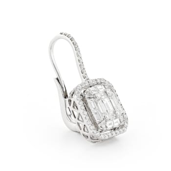 ZYDO White Gold Mosaic Earrings with 1.90cts of Diamonds