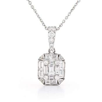 ZYDO White Gold Mosaic Necklace with 0.79cts of Diamonds