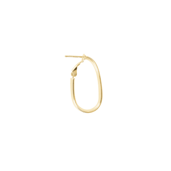 ALBERTO MILANI – MILLENIA 14K Yellow Gold Polished 1 inch Hoop With
Omega Back Earrings