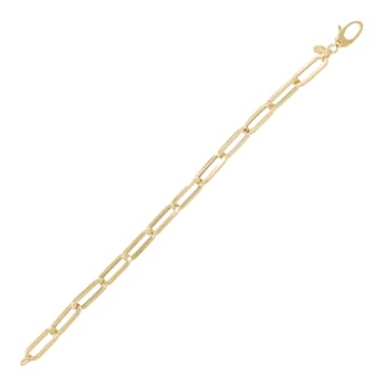 ALBERTO MILANI – MILLENIA 14K Yellow Gold Polished Paperclip Link Bracelet