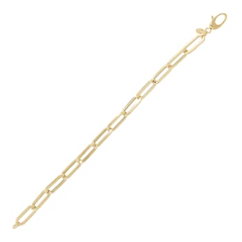 ALBERTO MILANI – MILLENIA 14K Yellow Gold Polished Paperclip Link Bracelet