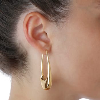 ALBERTO MILANI - MILLENIA 14K Yellow Gold Polished Elongated Earrings
