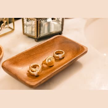 ALBERTO MILANI – PIAZZA MERCANTI, 14K YELLOW GOLD TUBOGAS WITH DIA. EARRINGS