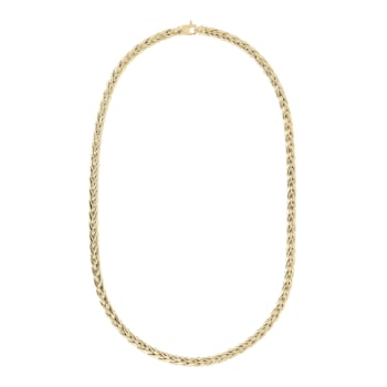 ALBERTO MILANI – MILLENIA 14K Yellow Gold Spiga Chanel 18 Inch Necklace