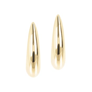 ALBERTO MILANI – MILLENIA 14K Yellow Gold Polished Ear Snap Bar Flat
Electroform Hoop Earrings