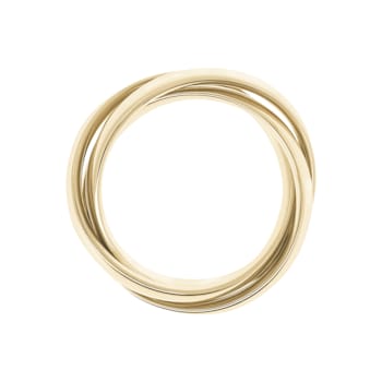 ALBERTO MILANI – MILLENIA 14K Yellow Gold Polished Rolling Ring