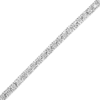 Sterling Silver 3.0 Cttw Diamond Tennis Bracelet (I-J, I3) - 7.25"