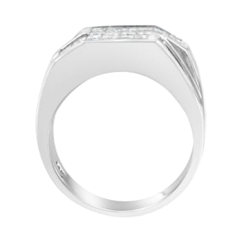 14K White Gold Diamond Cluster Ring (1 3/4 cttw, G-H Color, VS2-SI1 Clarity)