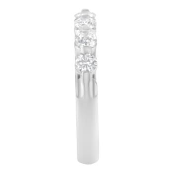 14K White Gold 1/2ctw Diamond 5-Stone Band Ring (H-I Clarity, SI2-I1 Color)