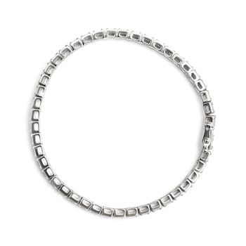Sterling Silver 1/10 Cttw Diamond 7" Link Bracelet (I-J Color,
I2-I3 Clarity)