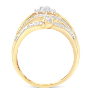 10K Yellow Gold Diamond Ring (1.0ctw, I-J Color, I2-I3 Clarity)
