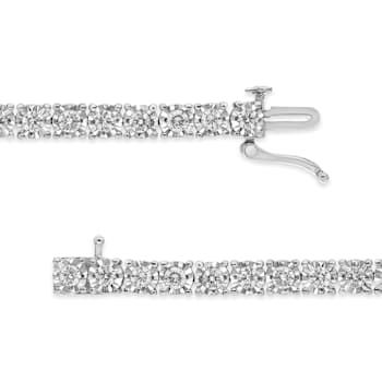 Sterling Silver 3.0 Cttw Diamond Tennis Bracelet (I-J, I3) - 7.25"