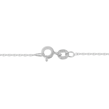 Sterling Silver Diamond Accented Three Circle Frame 18" Pendant
w\chain(I-J Color, I2-I3 Clarity)