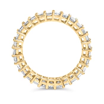 14K Yellow Gold 2.00ctw Shared Prong Set Princess Cut Diamond Eternity
Band Ring